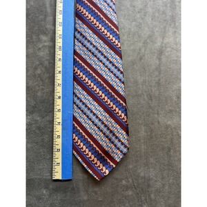 70s Vintage The Mens Shop Abstract‎  Polyester Paisley Tie Disco Wide